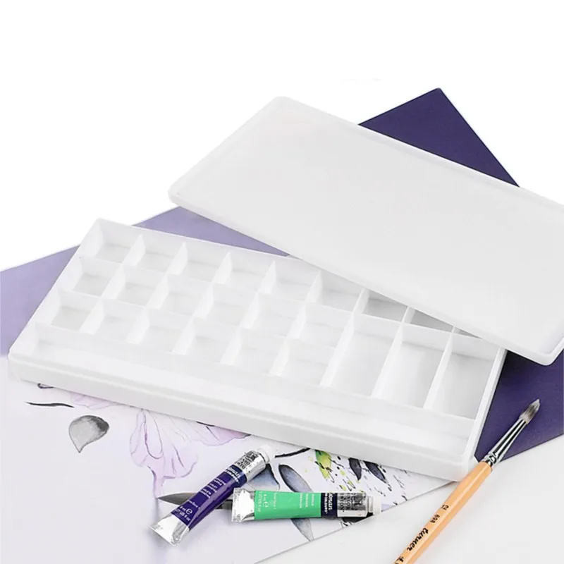 

Plastic Square Palette Gouache paint box Office Supplies