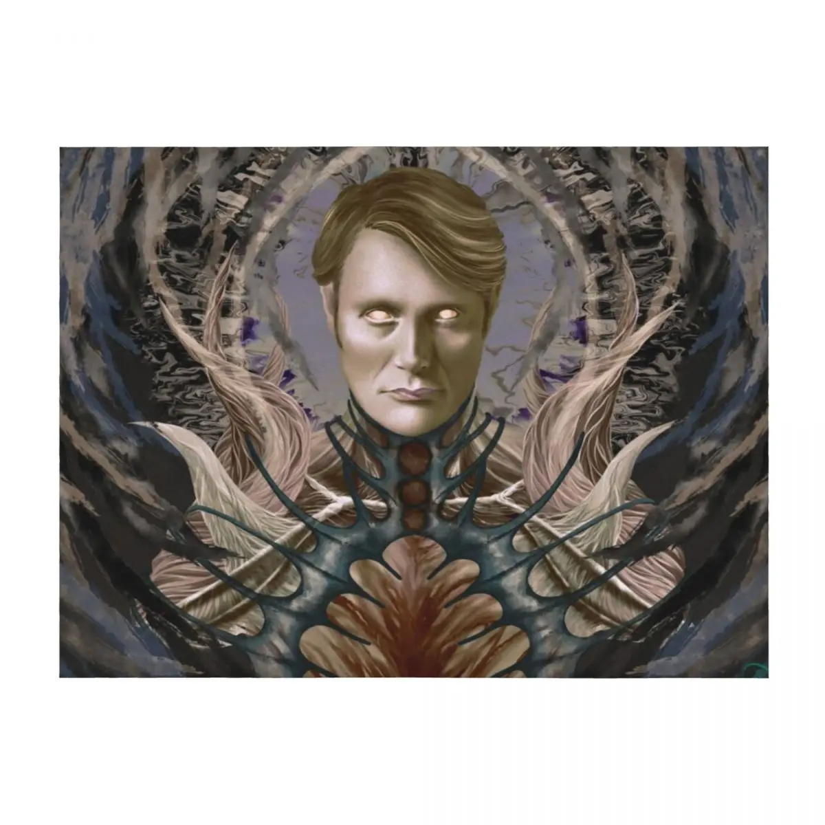 

HANNIBAL: Deity Throw Blanket sofa bed Hair christmas decoration Stuffeds Blankets