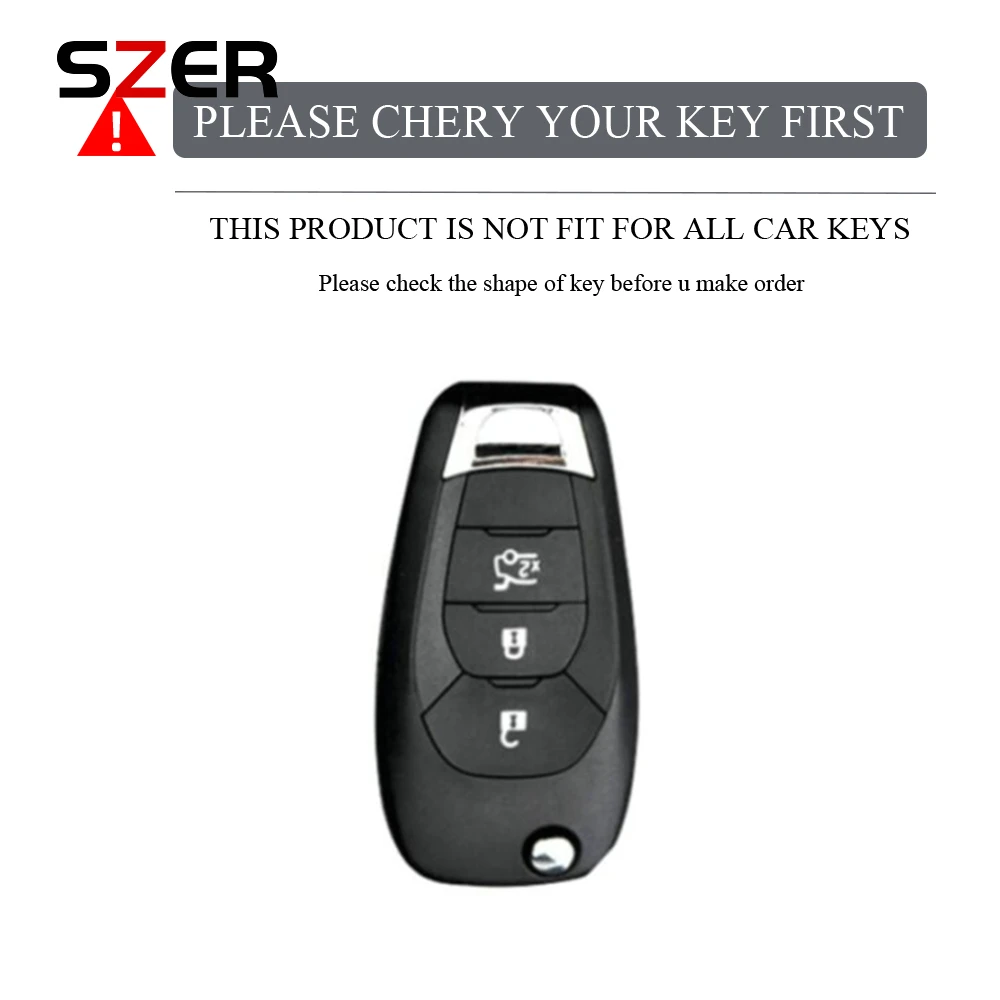 Nuovo TPU Car Flip Key Case Cover Shell Fob per Chevrolet Cruze Aveo 2014 2015 2016 2017 2018 2019 2020 accessori