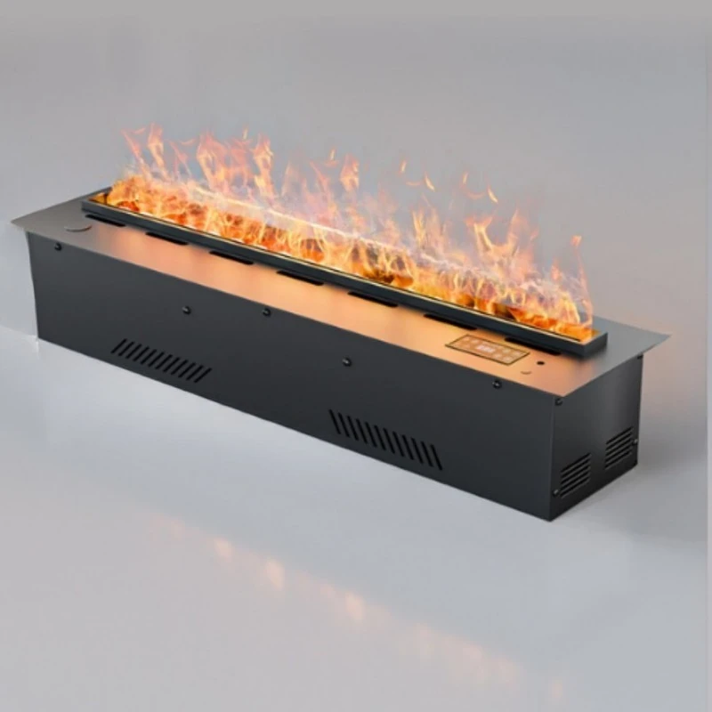 4D atomizing fireplace, simulated flame, intelligent electronics, villa decoration, multi-functional embedded humidifier