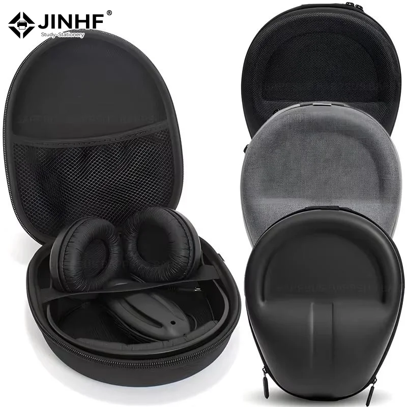 High-capacity Headset Headphone Case Travel Earphones Shockproof Storage Box EVA Headphone Protective Bag Universal Protective