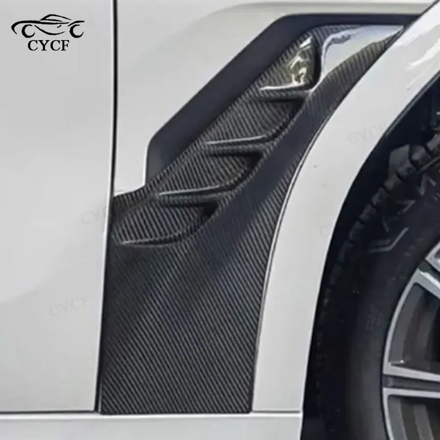 

For X6 G06 Carbon Fiber Side Marker Spoiler Stickers Fender Wind Mouth Wing Modification Decoration Body Kit