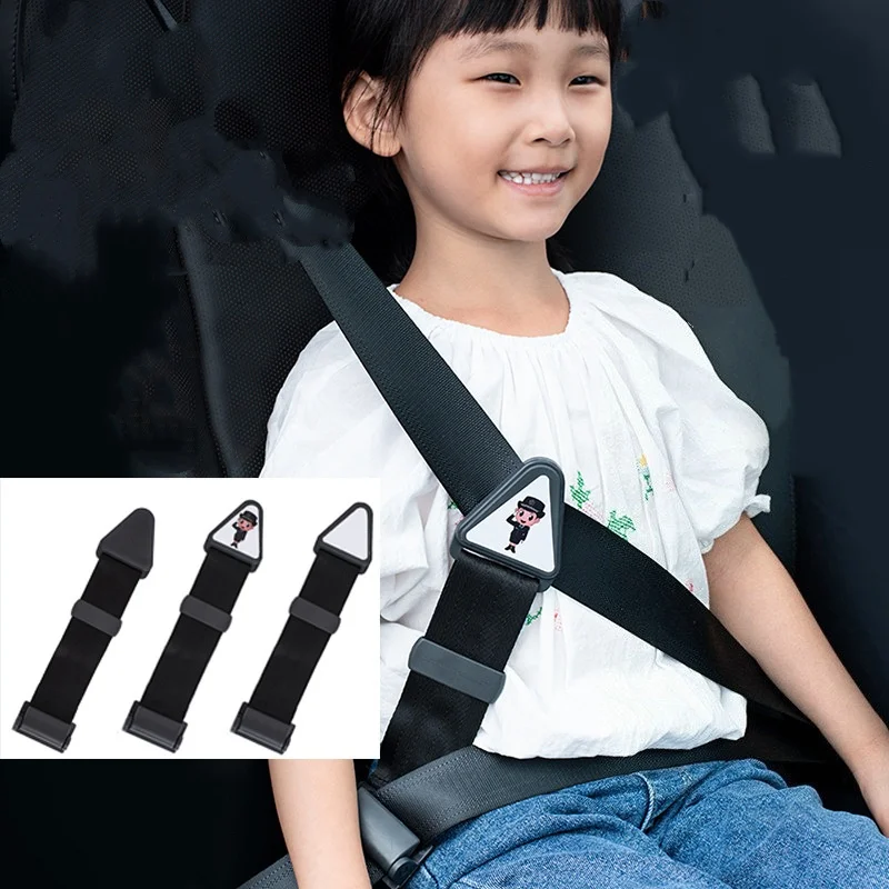 1PC Adjuster Children Kid Car Safety Belt Universal Car Baby Safety Seat Strap Belt Buckle Seat Belt Correction Tape