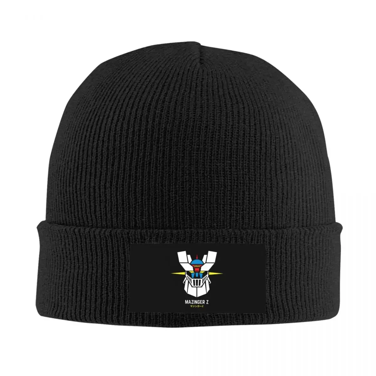 Actarus Z Knit Hat Beanies Winter Hat Warm Fashion Robot Grendizer Goldorak Caps for Men Women