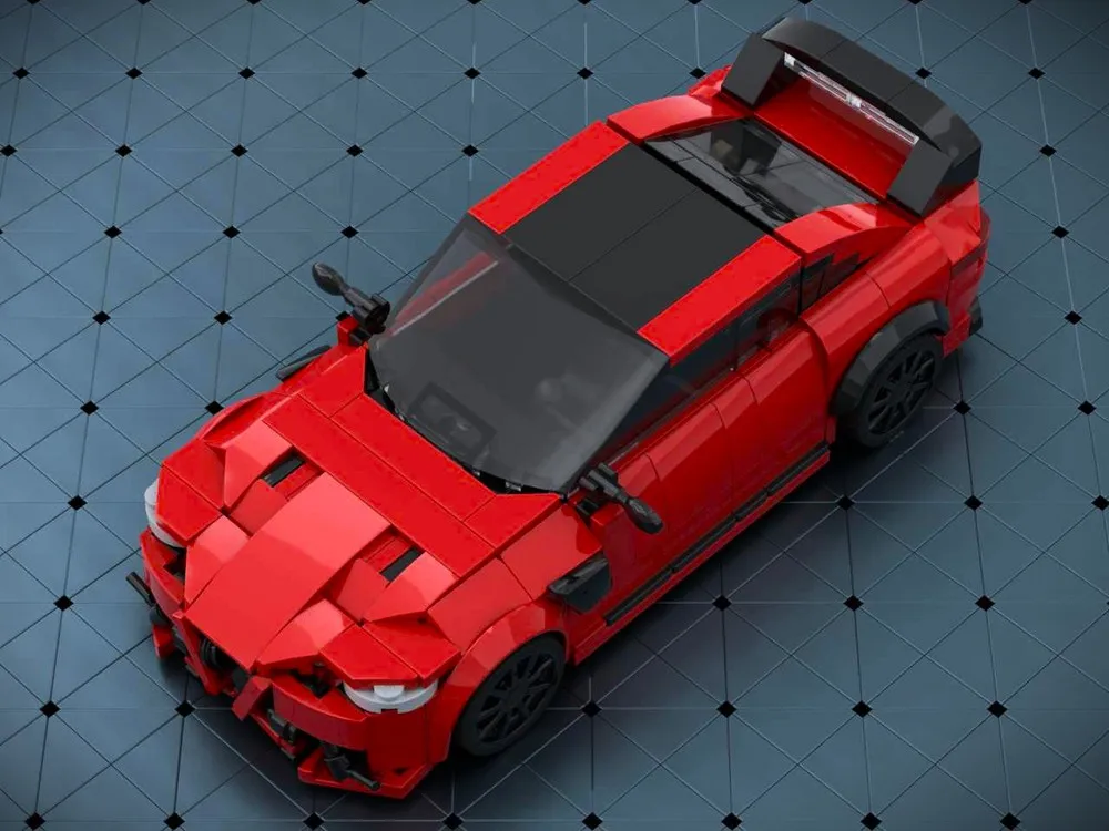 

Alfa Romeo City Speed Champion Гоночный спортивный автомобиль Строительство Moc Блоки Креативный гараж Игрушки для мальчиков Рождественские детские подарки