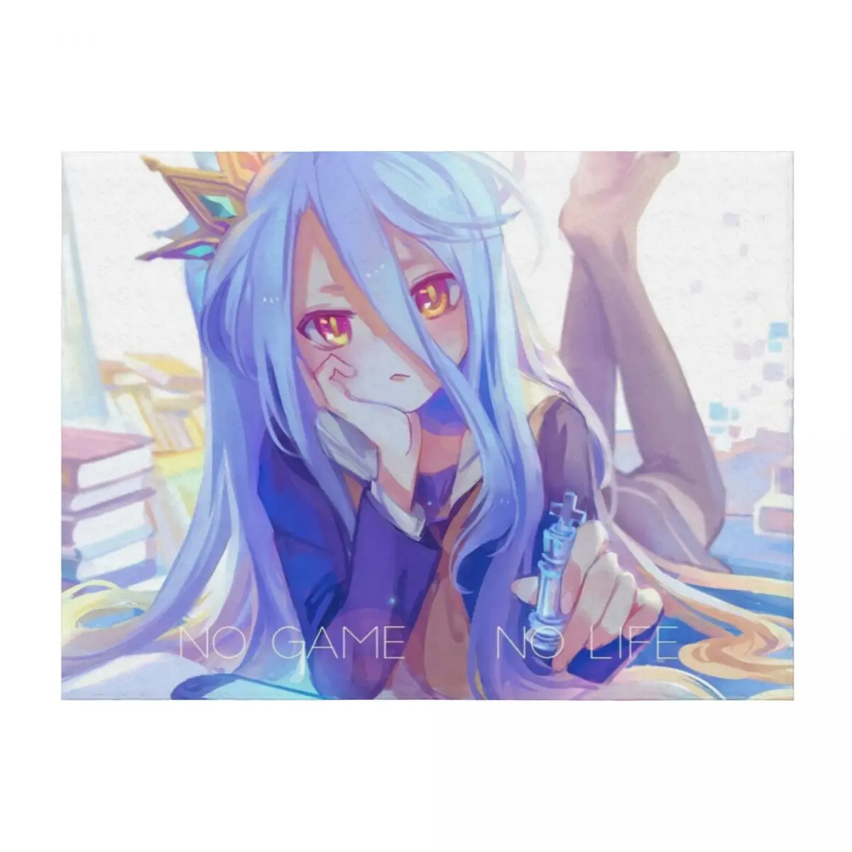 

No Game No Life Shiro Throw Blanket Sofa Quilt wednesday Luxury Throw Blankets For Sofas Blankets