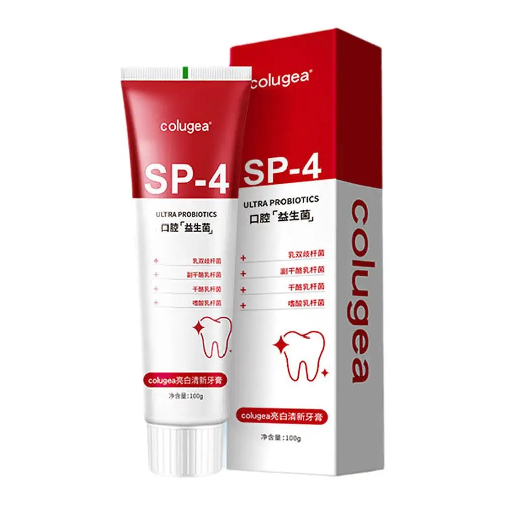 Sp-4 Oral Décodage Probiotique Blanchiment Requin Dentifrice Oral Empêche Les Dents Plaque Soins Haleine Dentifrice Blanchiment D0z2