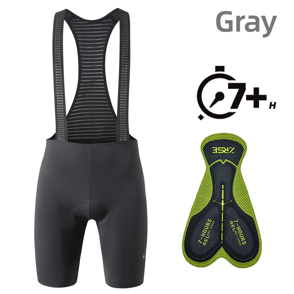Herren-Radsport-Trägerhose, nahtlos, Outdoor-Bekleidung, Fahrradfahrt, 7-Stunden-gepolstert, Pro-Team-Reit-Trägerhose, atmungsaktive MTB-Radhose