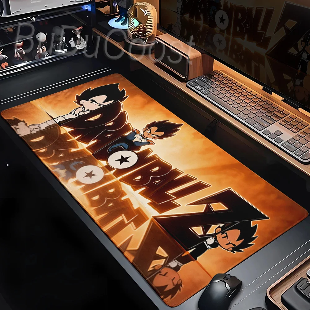 Gaming-Mauspad mit Anime-Motiv, Dragon Ball Design, Erweiterte PC-Tastatur-Unterlage, Laptop-Computer-Schreibtischunterlage, Gaming-Zubehör