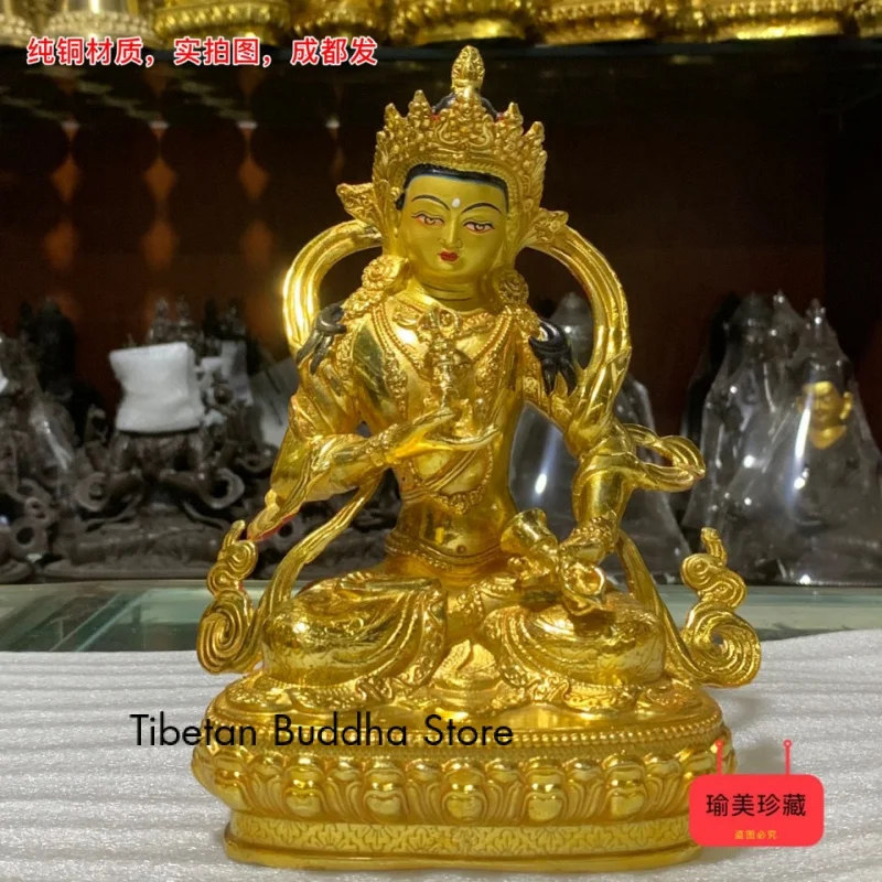 

Seven-Inch Vajra Golden Buddha Decoration Tibetan Buddhism Supplies Buddhist Hall Buddish Prayer Set Boutique Domestic Buddha St