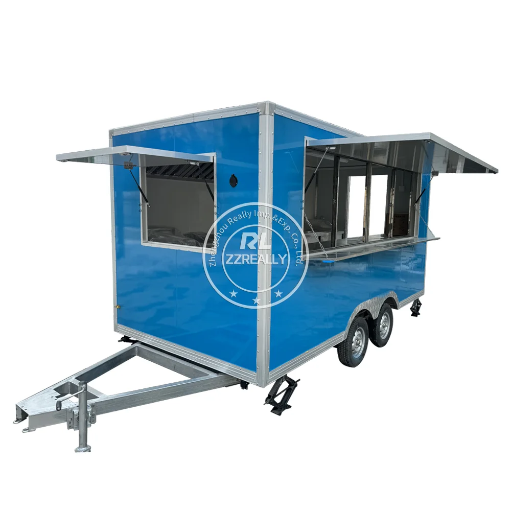 American Food Truck Fast Trailers  Sale Ice Cream Cart  Business Concession Trailers  Sale Vending Cart Hot Dog