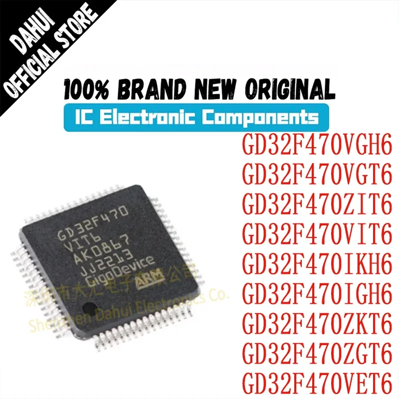 

GD32F470VGH6 GD32F470VGT6 GD32F470ZIT6 GD32F470VIT6 GD32F470IKH6 GD32F470IGH6 GD32F470ZKT6 GD32F470ZGT6 GD32F470VET6 IC MCU Chip