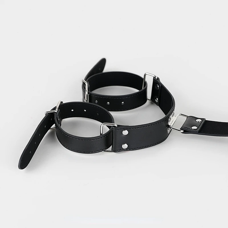 Leather Handcuffs Armbinder Restraint Bondage BDSM Adult Games Fetish Flirting Bondage Rope Slave Couples Sex Toys For Women