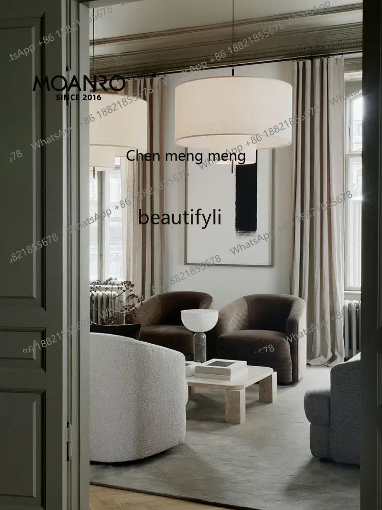 X   A15 Marble Coffee Table Light Luxury High-End Living Room Cave Stone Small Tea Table Silent Wind Sofa Table