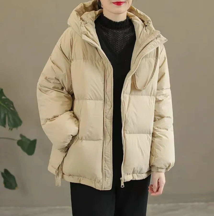 سترة نسائية موضة خريف وشتاء 2026 سترات نسائية جديدة من القطن معطف نسائي قصير غير رسمي دافئ أساسي ملابس خارجية معطف علوي للسيدات