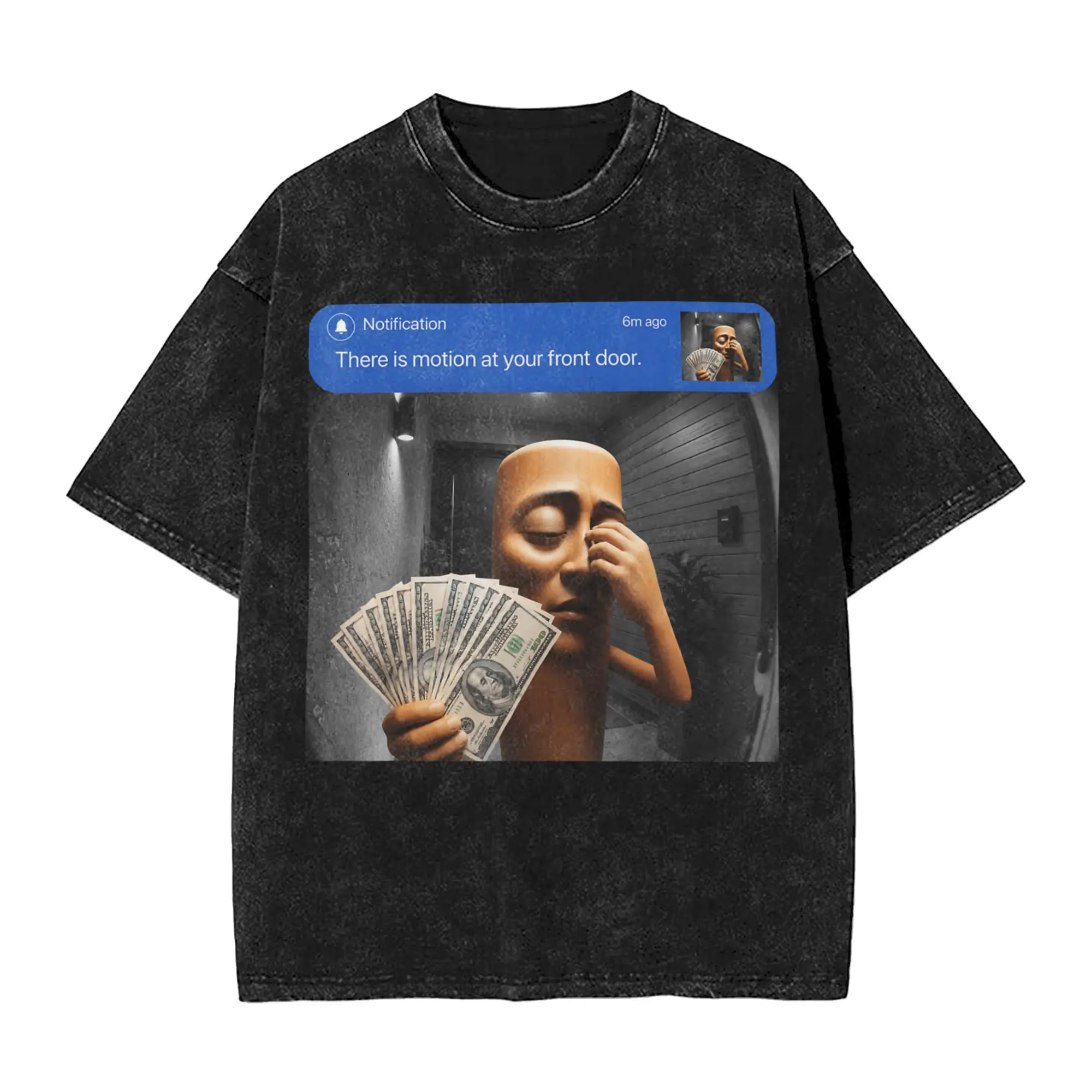 There is Motion at Your Front Tung Tung Tung Sahur Money T-Shirt  Simple T-Shirts Awesome Tops Summer Casual Plus Size Top Tees