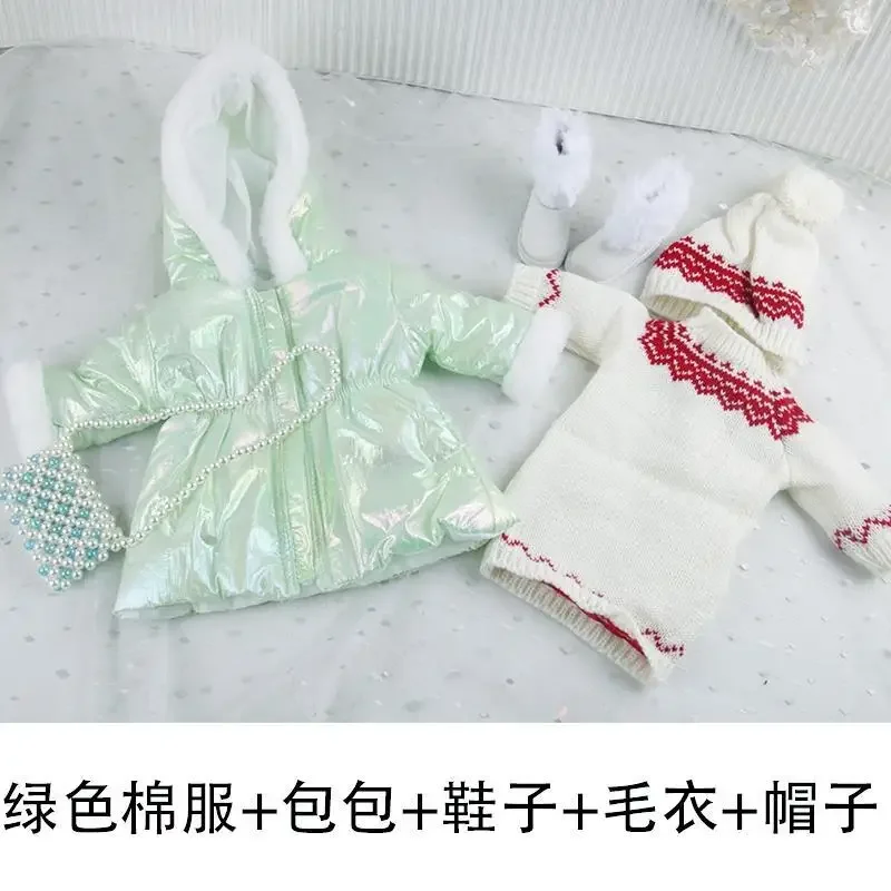 60cm BJD Doll's Clothes Skirts 1/3  Bjd Jackets Doll Accessories Only Cloth No Doll Clothes Warm Sweather Dress for 60cm Doll