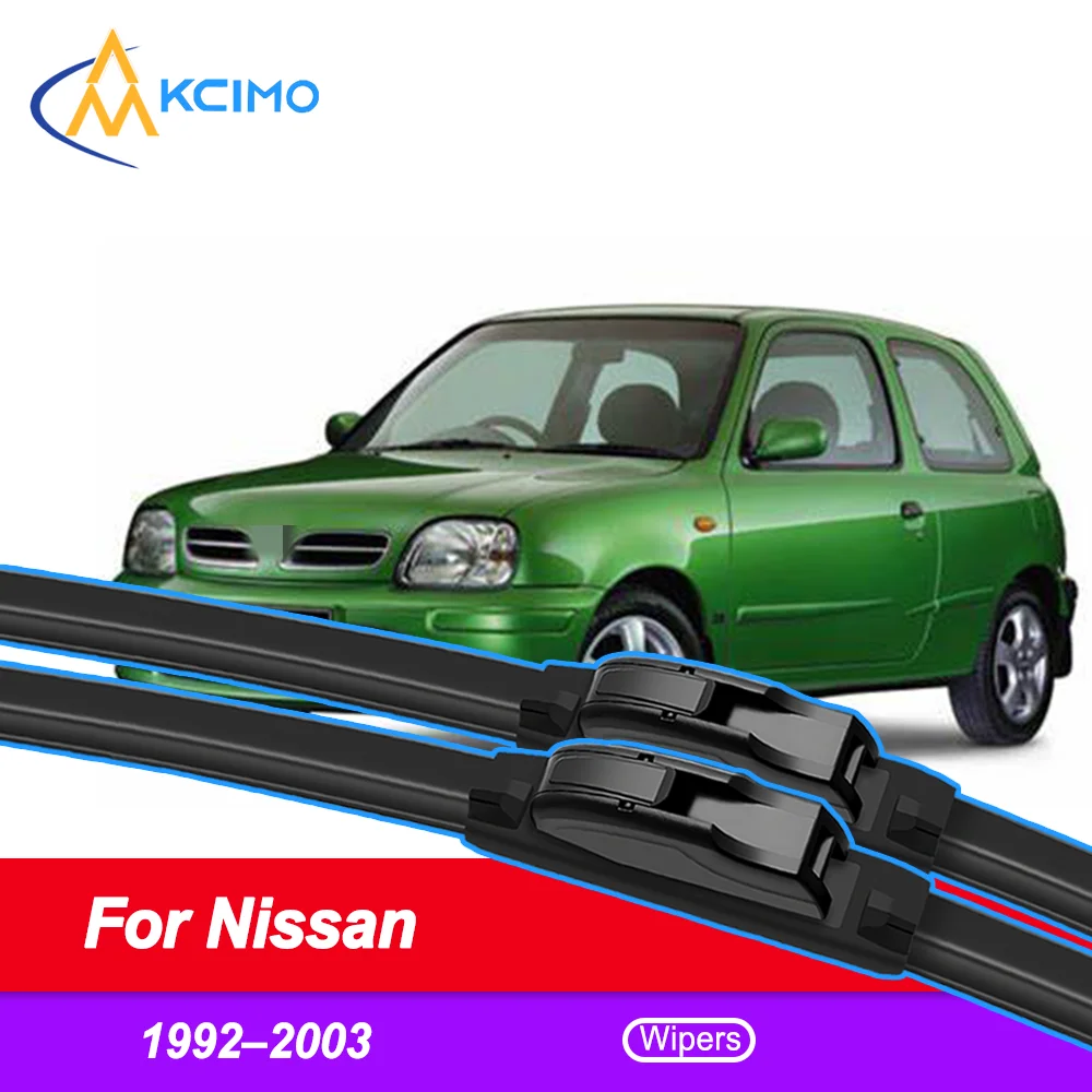 2 шт. HD щетки стеклоочистителя для Nissan Micra K11 1992-2003 Nissan March Nissan Verita Mitsuoka Viewt Muji Car 1000 переднее лобовое стекло