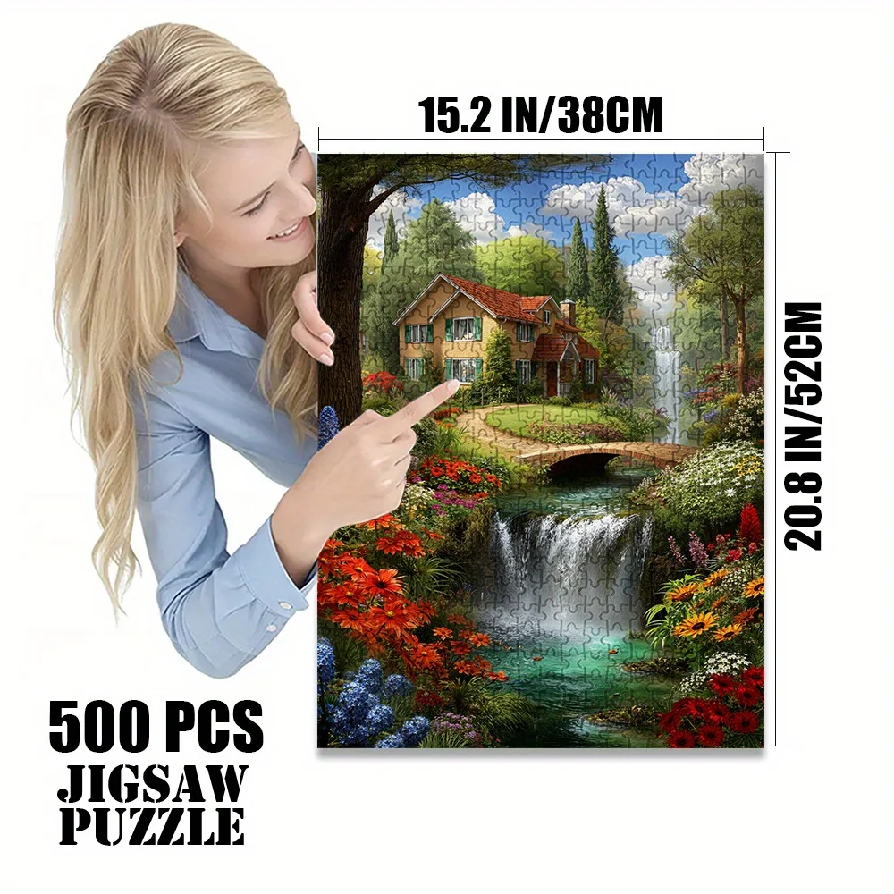 1000 pièces Puzzle adulte, 27,56x19,69 pouces grande taille, Bouquet de Gramophone Vintage Puzzle en papier décoratif, 500 pièces pour bricolage créatif