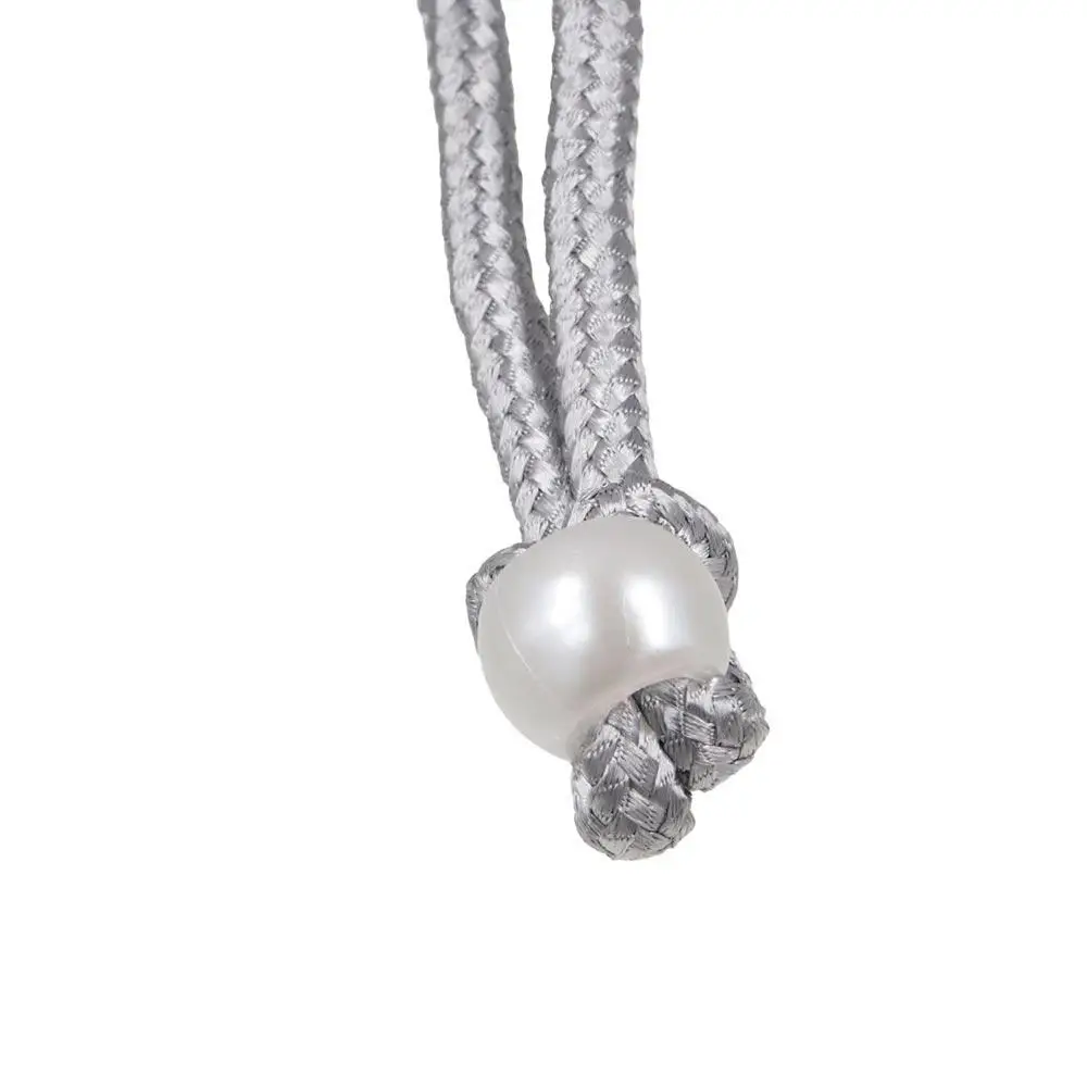 Small Pearl Pearl Curtain Clip With Strap Adjust Length Freely Curtain Holders Exquisite Installation-free Pearl Rope Home