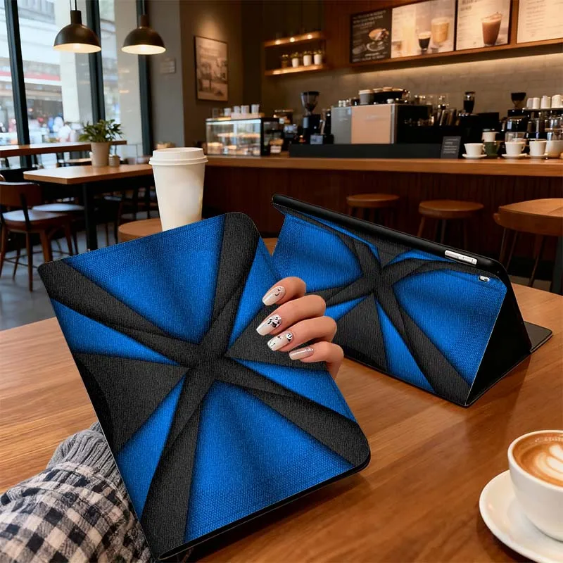 

Line Geometric Pattern Texture For Xiaomi Redmi Mi Pad 2 4 5 6 6s 7 8 11 12.5 12.4 11.2 8.7 SE Pro Plus Max Cover Tablet Case