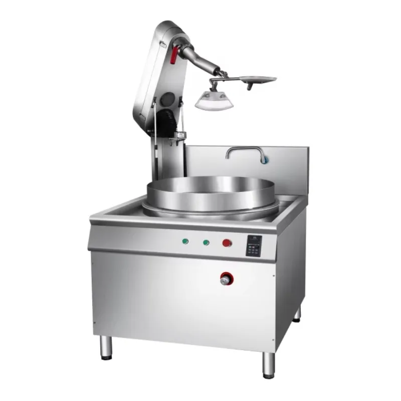 Automatic Robotic Stir Fry Wok Stainless Steel 20KW Electric Heating for Kitchen Equipment High Speed Custom