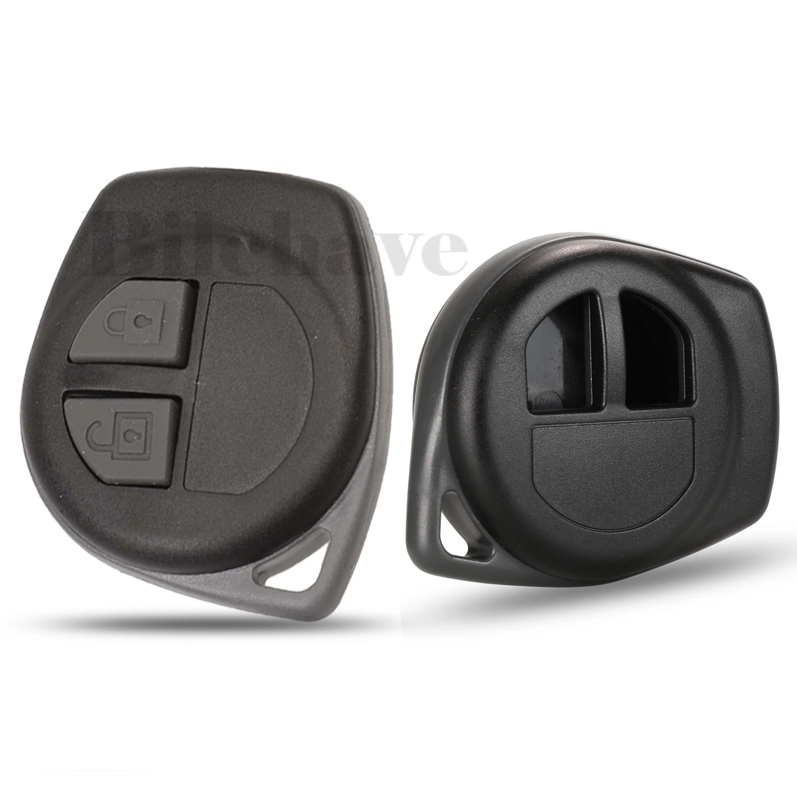 Jingyuqin Neue 2-Tasten-Fernbedienung für Suzuki Igins Alto SX4 Vauxhall Agila 2005-2010, Autoschlüsselgehäuse mit Tastenfeld-Ersatz