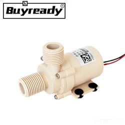 DC 12V 24V (0-110 Degrees) Celsius Hot Water Circulation Pump Food Grade Brushless Submersible Solar Gas Electric Heater Booster
