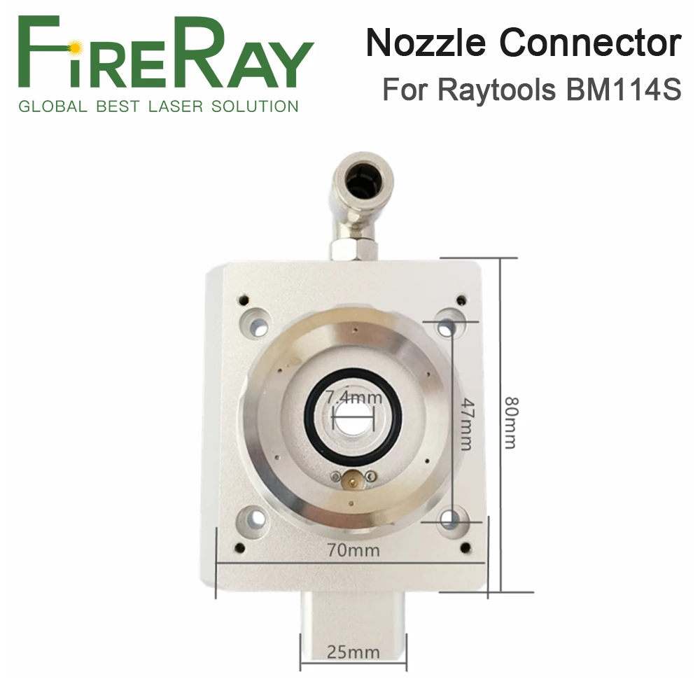 FireRay BM114S レーザーヘッドノズルコネクタセラミックホルダー交換アクセサリー Raytools BM114S レーザーヘッド用