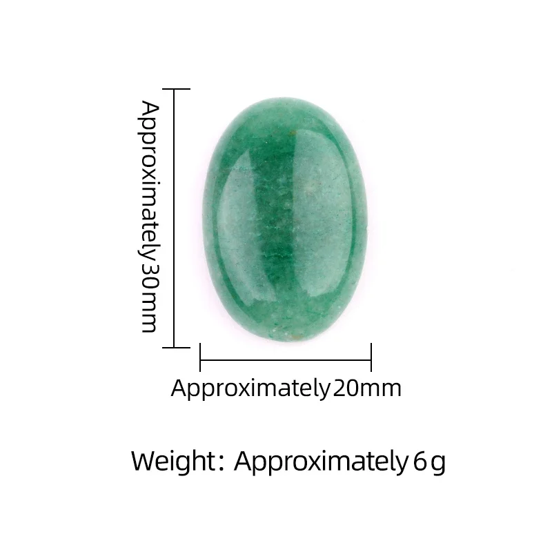 20x30 مللي متر كابوشون الحجر الطبيعي الخرز البيضاوي حجر خرز كريستالي لا شيء ثقب شقة عودة صنع المجوهرات خواتم القرط قلادة قلادة #6