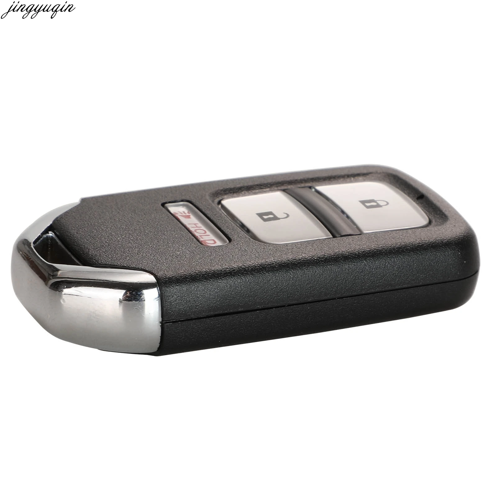 Jingyuqin Remote Control Car Key 313.8 Mhz For Honda New Fit Jazz 3 Buttons Smart Keyless Entry