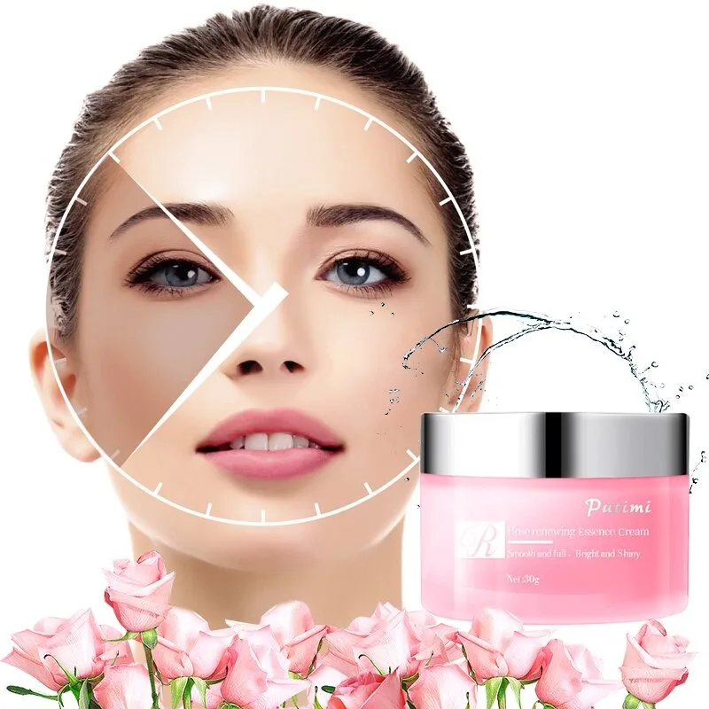 Face Cream Rose Radiance Essence Natural Ingredients Whitening Moisturizing Easy To Absorb Reduce Roughness