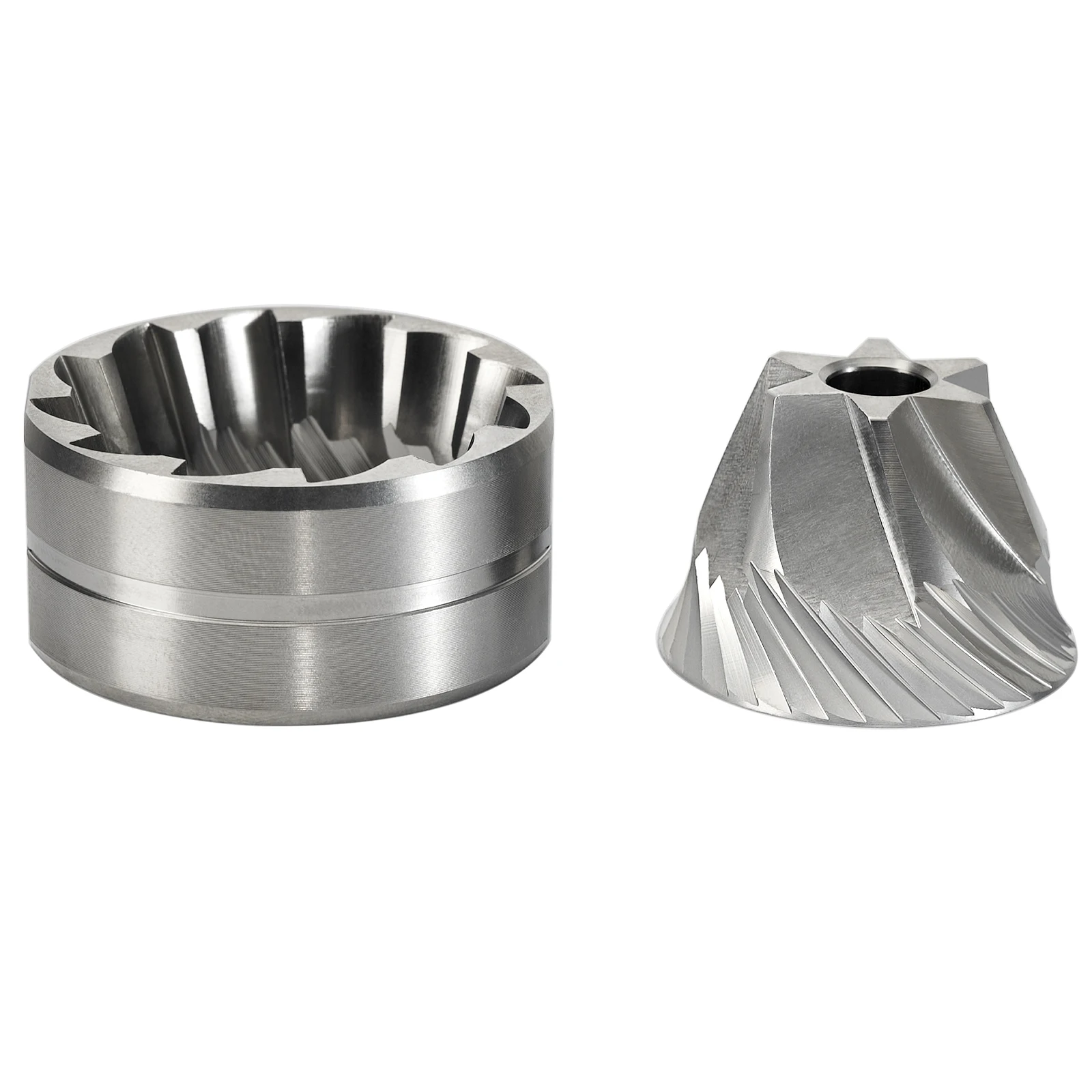 Conjunto de rebarbas cônicas de aço inoxidável TASP, acessórios de reposição para moedor de café hexagonal de 38 mm para Lelit PL53 Brasilia/Rossi FM