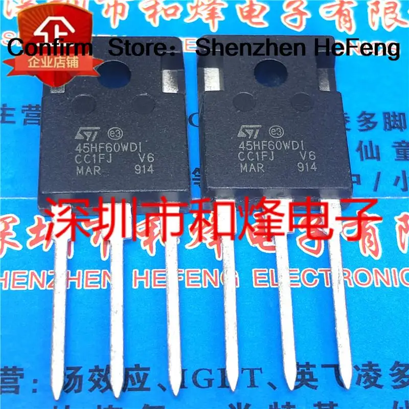 5PCS-10PCS STGW45HF60WDI 45HF60WDI  TO-247 600V 70A Really Stock Best Quality Guarantee Transistor Fast Shipping