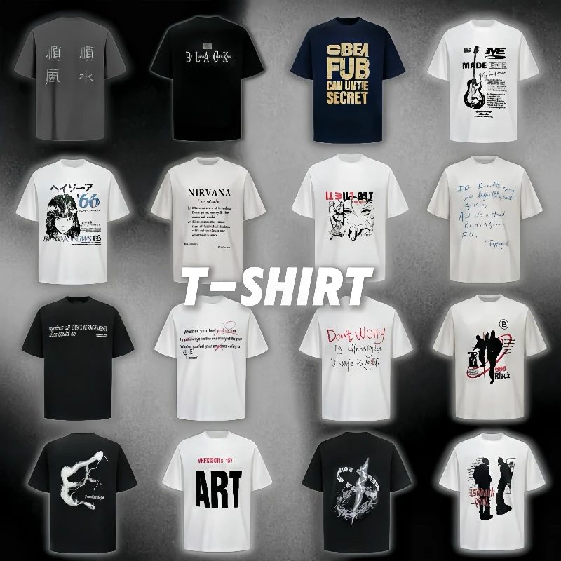 

Summer hot-selling men's and women's same pure cotton round neck short-sleeved T-shirt, breathable and sweat-absorbing versatile