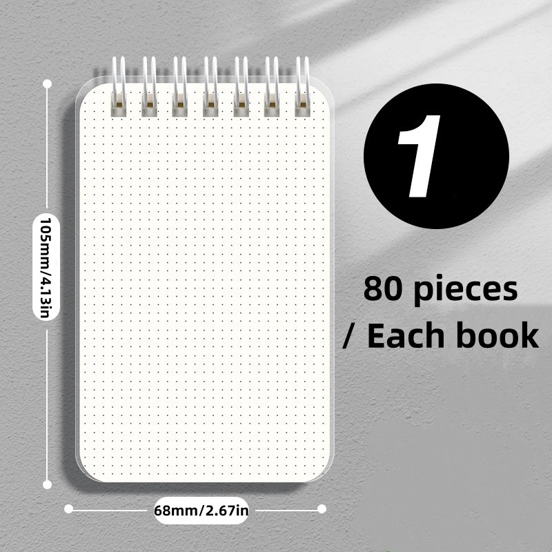 A7 Mini Coil Notebook Convenient Office Record Book Account Book Portable Pocket Notebook Multifunctional Drawing Book