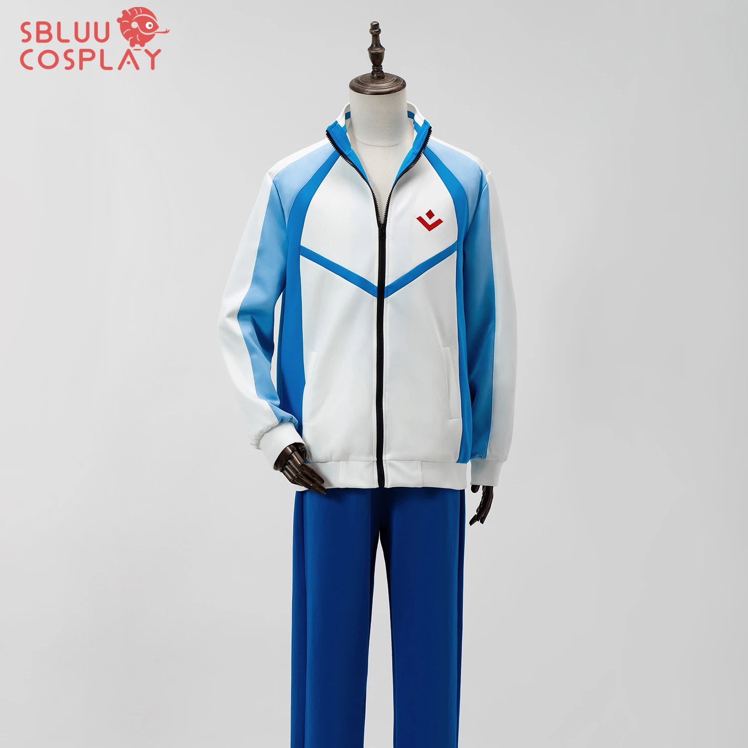 

SBluuCosplay Anime Iwatobi High School Haruka Nanase Cosplay Costume Jersey Embroidery Jacket Daily Sportwear