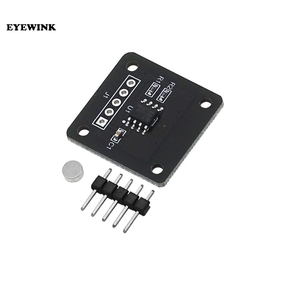 MT6701 Magnetic Encoder Magnetic Induction Angle Measurement Sensor Module 14bit High Precision Replacement for AS5600