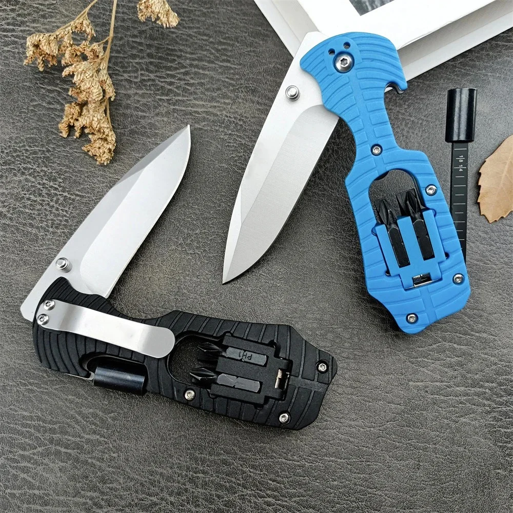 

Multi Functional Outdoor Folding Knife Portable Tool Pocket Knife Sharp Wilderness Survival Knife