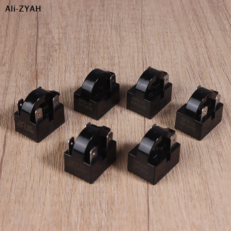 1Pc Refrigerator PTC Starter Relays 1/2/3/4Pins Compressor Overload Protector Refrigerator PTC Starting Relays Accessories