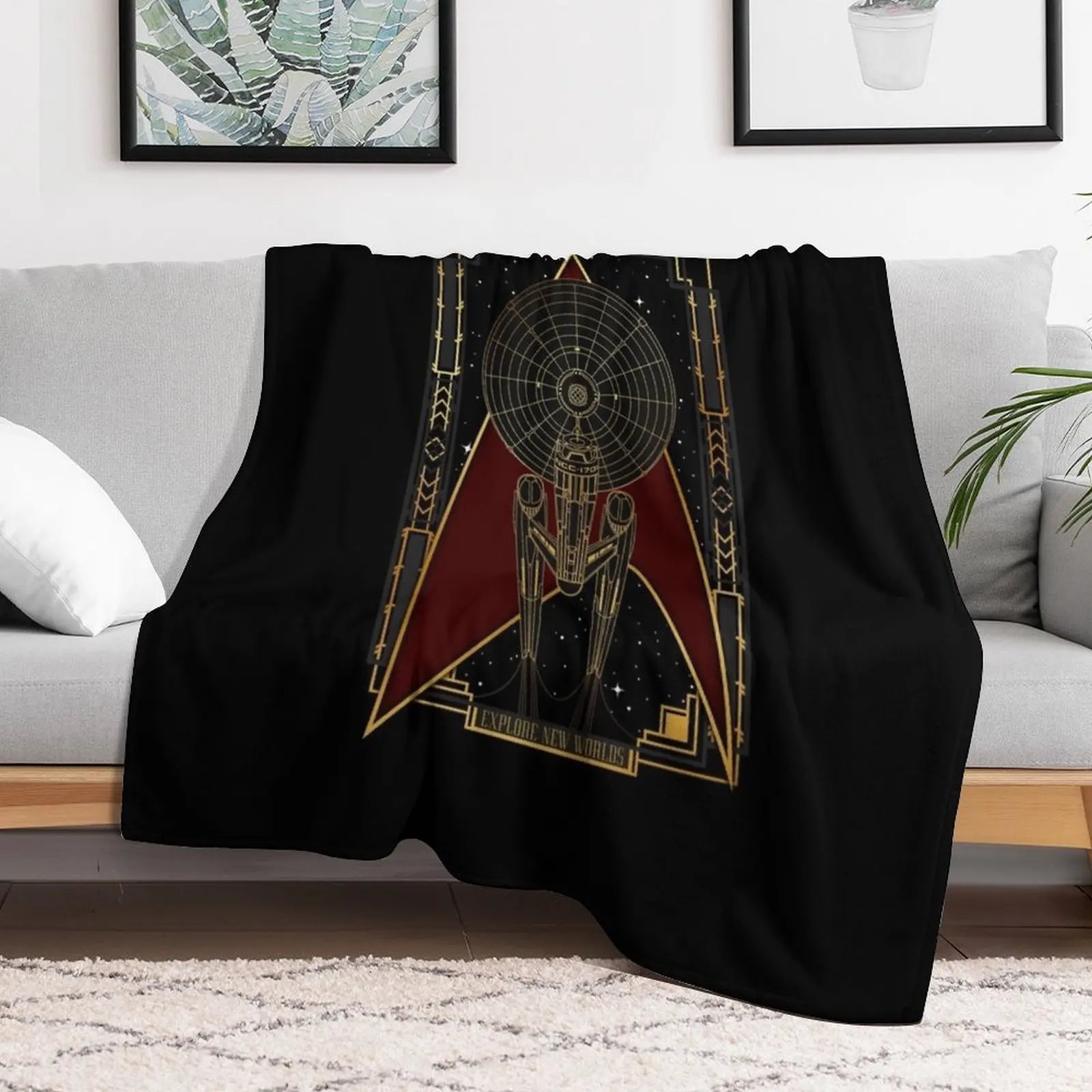 Explore new worlds Throw Blanket Sleeping Bag Blankets For Sofas Blankets