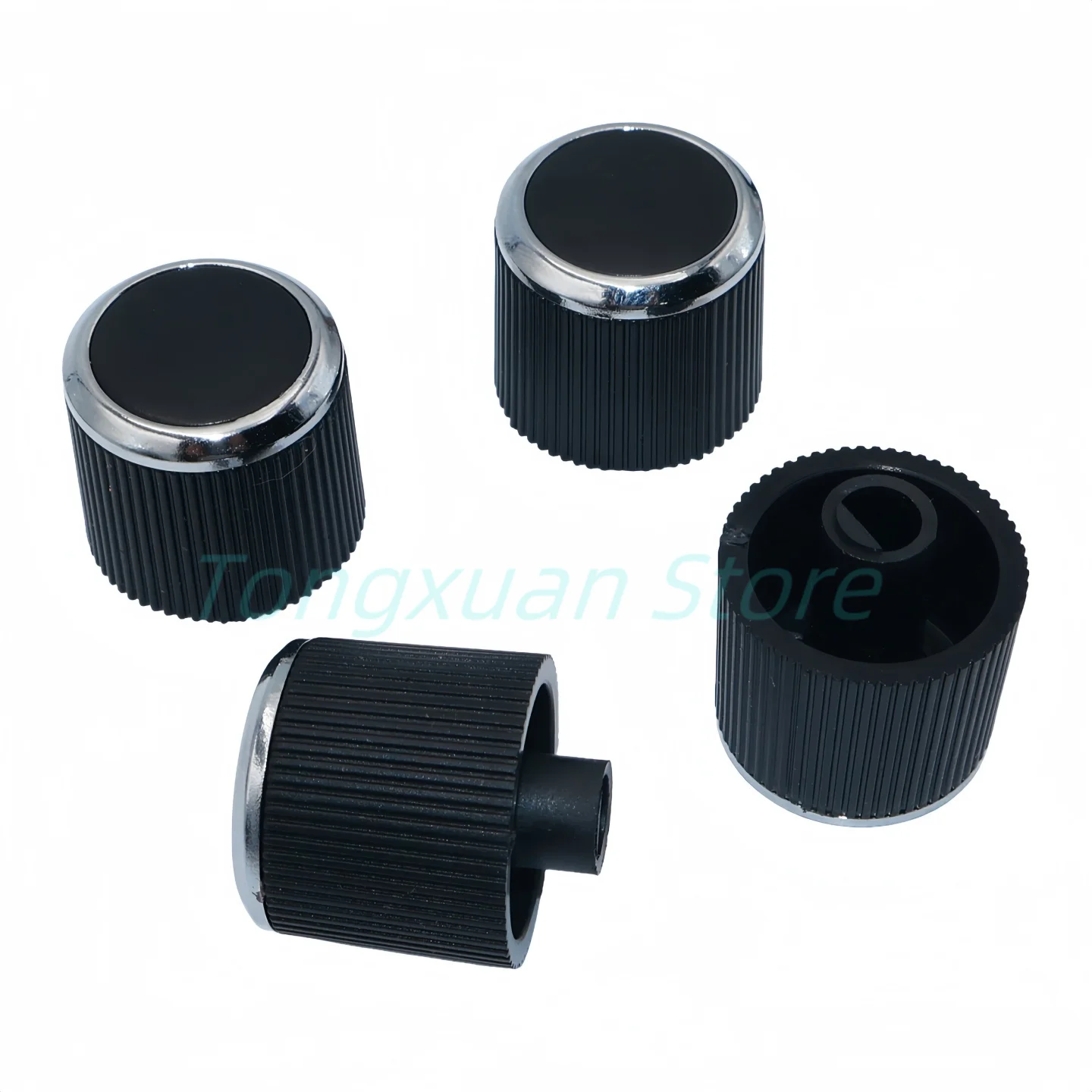 1pc Car-DVD Auto Audio CD Player Volume Adjustment Switch Cap 22x20MM Car Navigation Universal Plastic Knob D Half Shaft