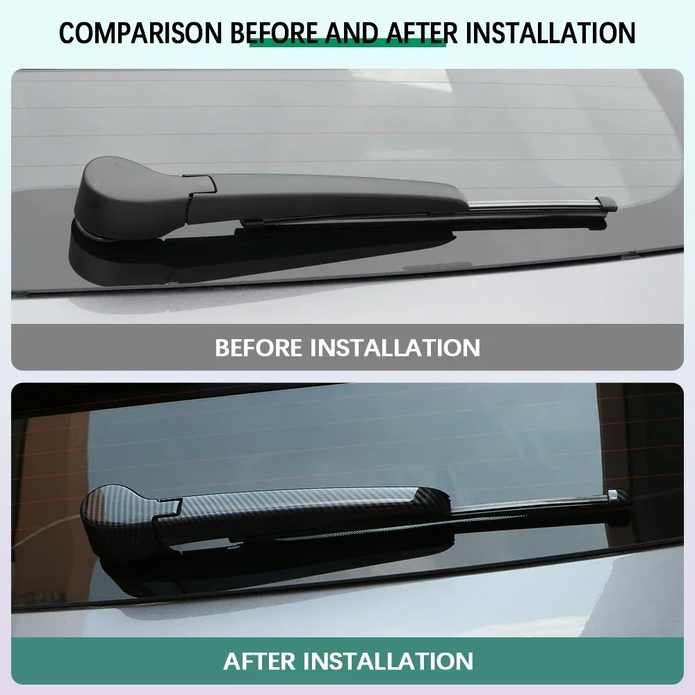 

For BYD Atto3 Atto 3 2022 2023 2024 Rear Windshield Wiper Trim Window Wiper Cover Decoration Sticker Accessories