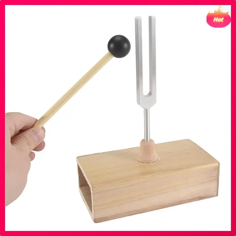 Multi Tuning Fork Resonance Teaching Tool 432 Hz With Resonance Box& Storage Bag For Sound Healing Applications