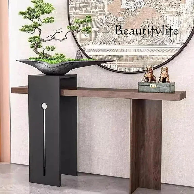 طاولات وحدة تحكم كلاسيكية صينية من DA، طاولات وحدة تحكم حديثة رفيعة وفريدة من نوعها، تصميم وابي سابي، أثاث Meuble لغرفة المعيشة #2