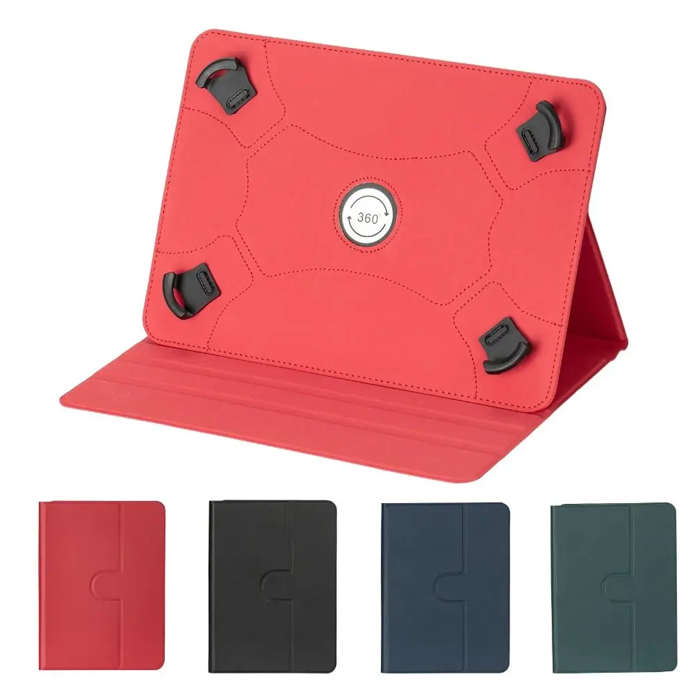 360 Rotatable Universal Tablet Case 7/8/9/10 inch Multi-Angle Viewing Tablet Stand Cover PU Leather for Samsung/Lenovo/Huawei