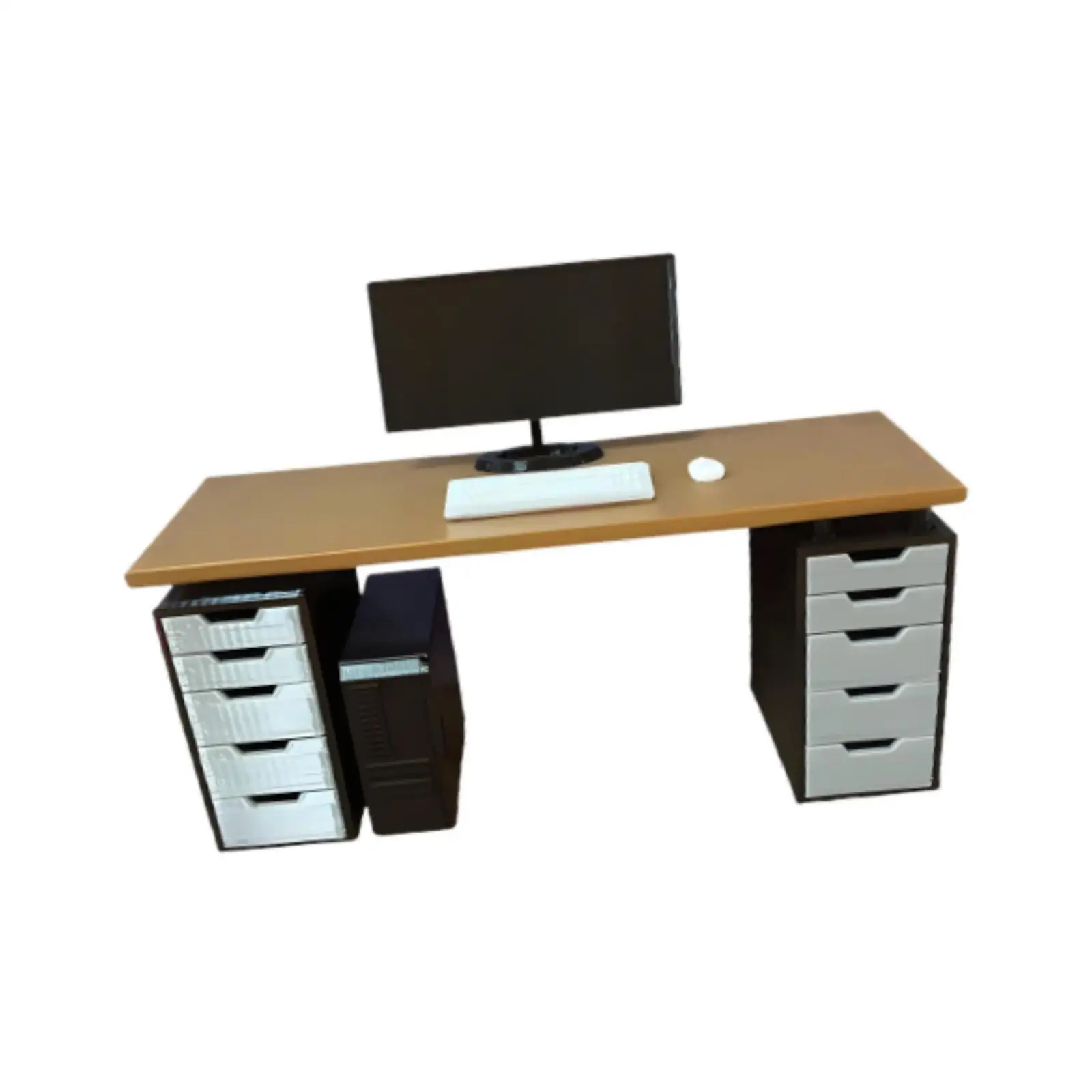 1/12 Miniature Office Furniture Set,Pretend Play,Sturdy,Photo Props,Dollhouse Decoration,Desktop Computer Model Simulation
