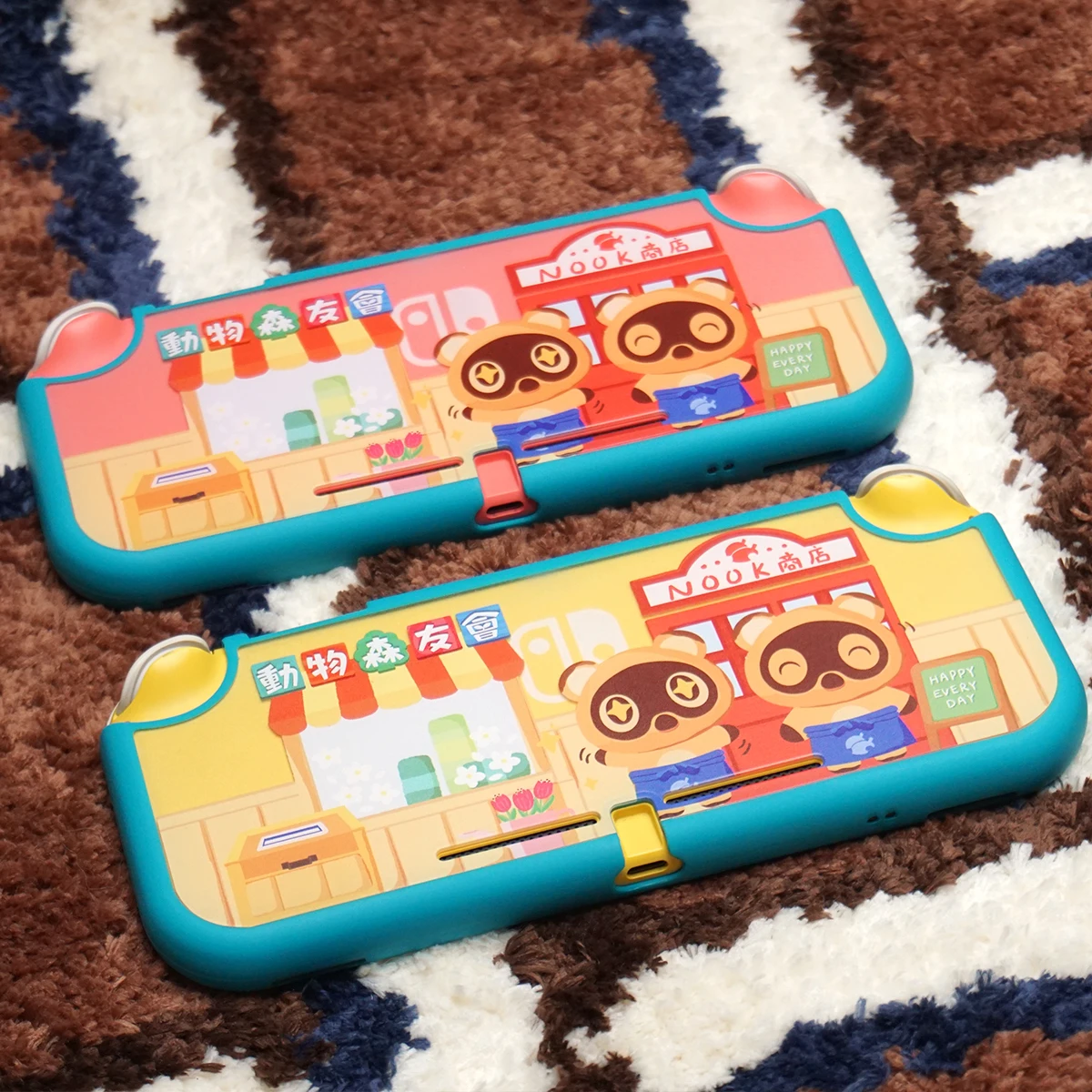 الأصلي Switchlite واقية قذيفة سمور الحيوان الغابات لايت واقية لينة قذيفة شفافة لونين لطيف لعبة أنيمي Perip
