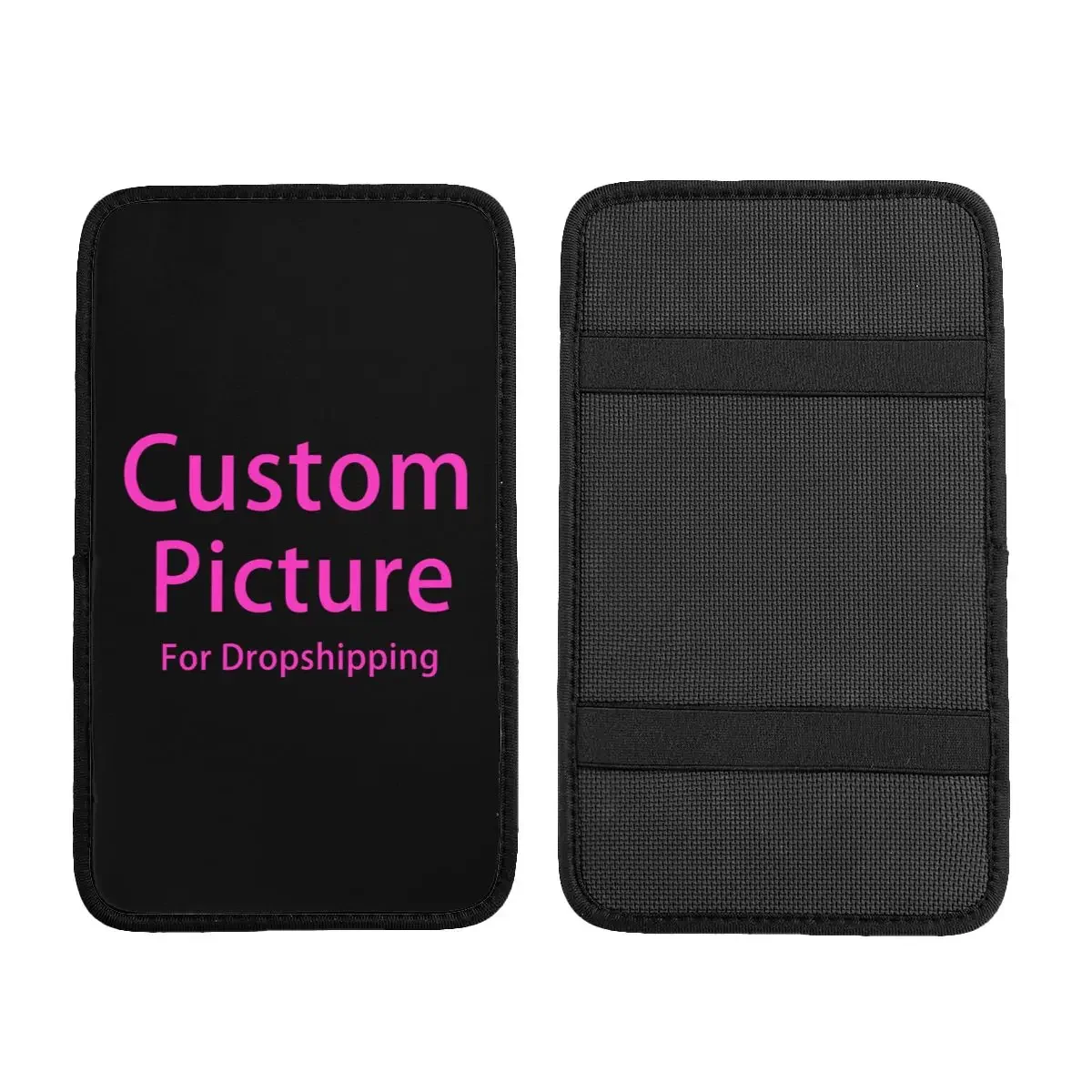 Personalized Armrest Box Pad Car Center Console Protection Cover Mat Customized DIY Print Car Interior Cushion Accessories