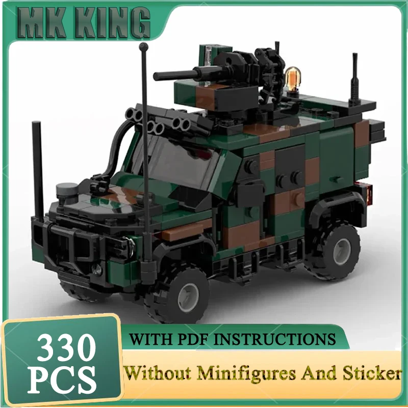 

Конструктор MOC: Военная модель LMV 2 4x4, Технологичные модульные блоки для сборки, Подарки на праздники, Игрушки